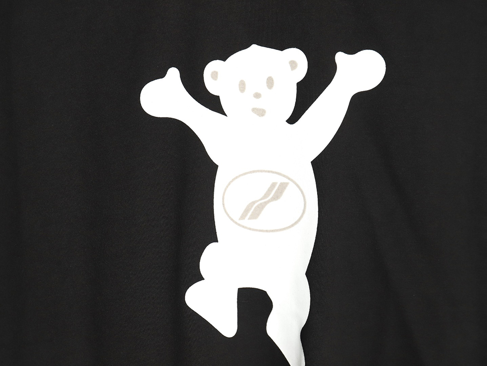We11 Done Double-sided cute bear print long sleeves TSK1