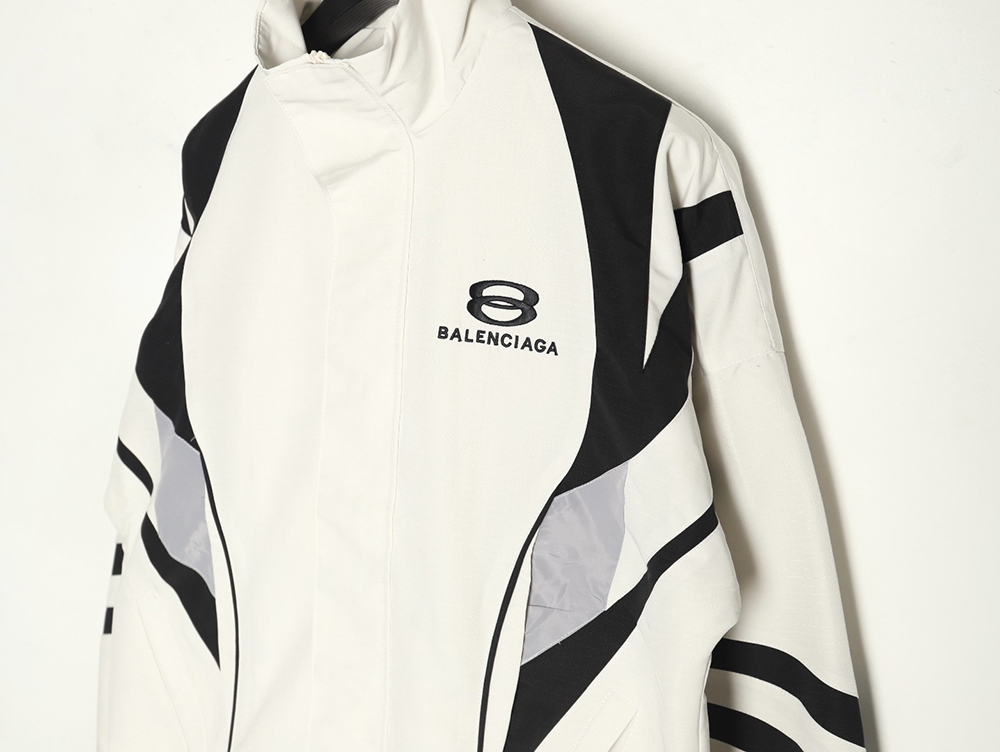 Balenciaga paneled track jacket