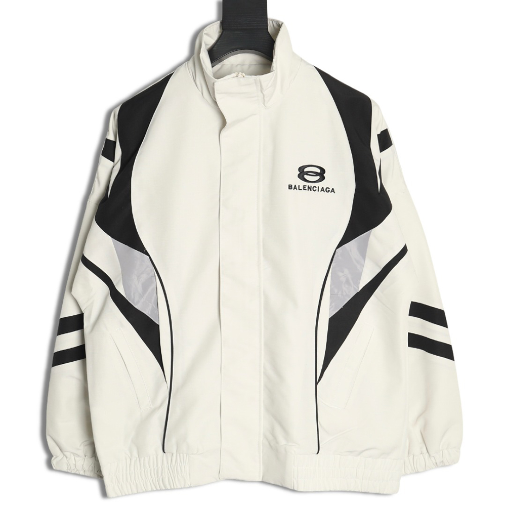 Balenciaga paneled track jacket