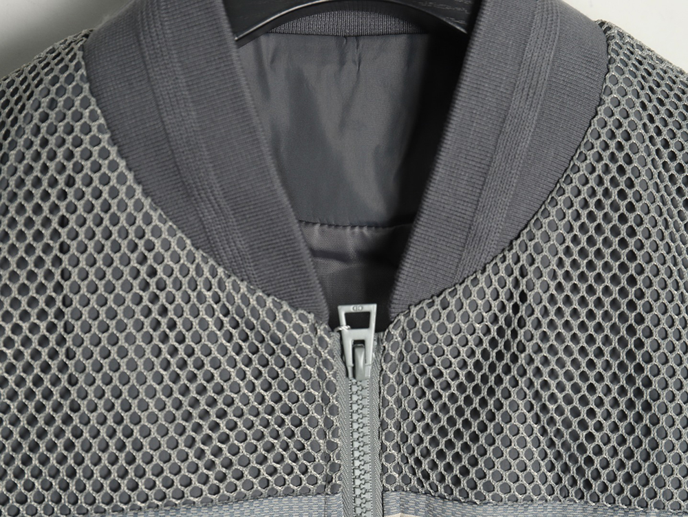 Dior mesh webbing baseball jacket
