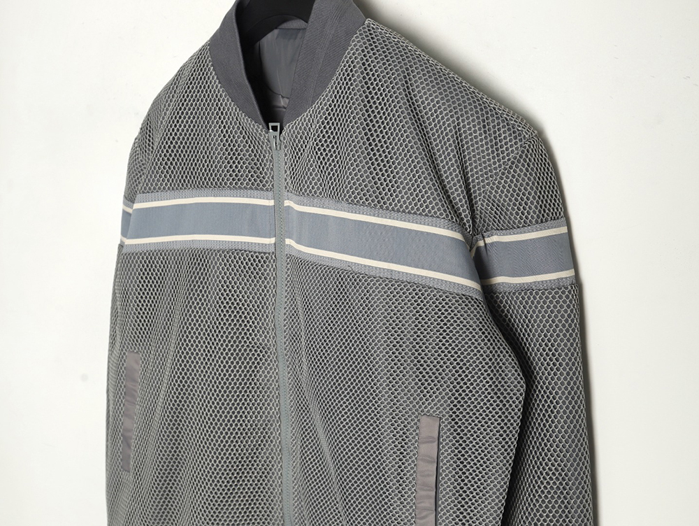 Dior mesh webbing baseball jacket