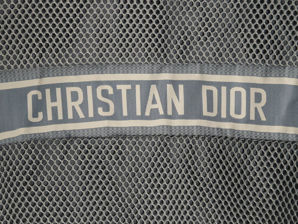 Dior mesh webbing baseball jacket