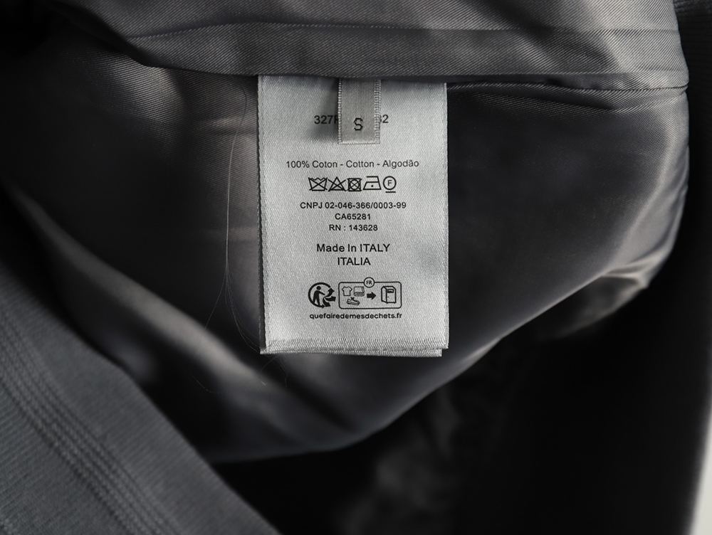 Dior mesh webbing baseball jacket