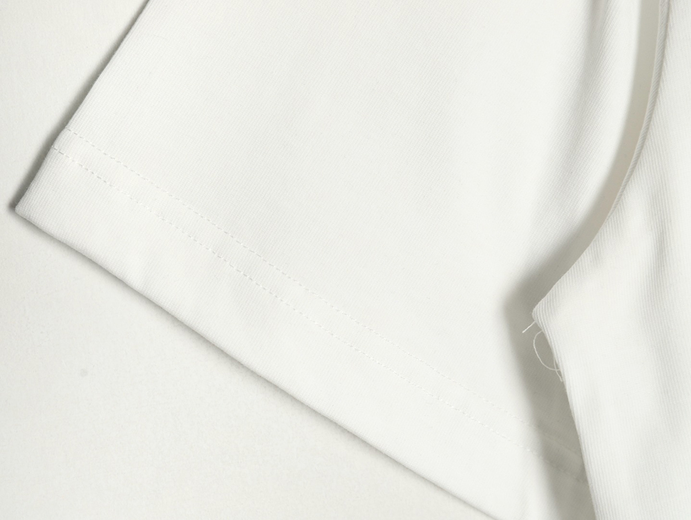 Dior lettering embroidered short sleeve T-shirt