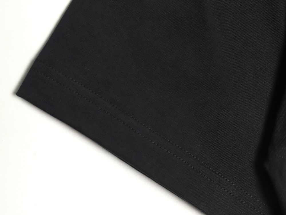 Dior lettering embroidered short sleeve T-shirt