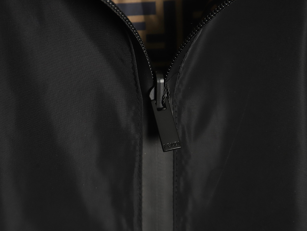 Fendi monogram FF full print double-sided windbreaker zipper jacket