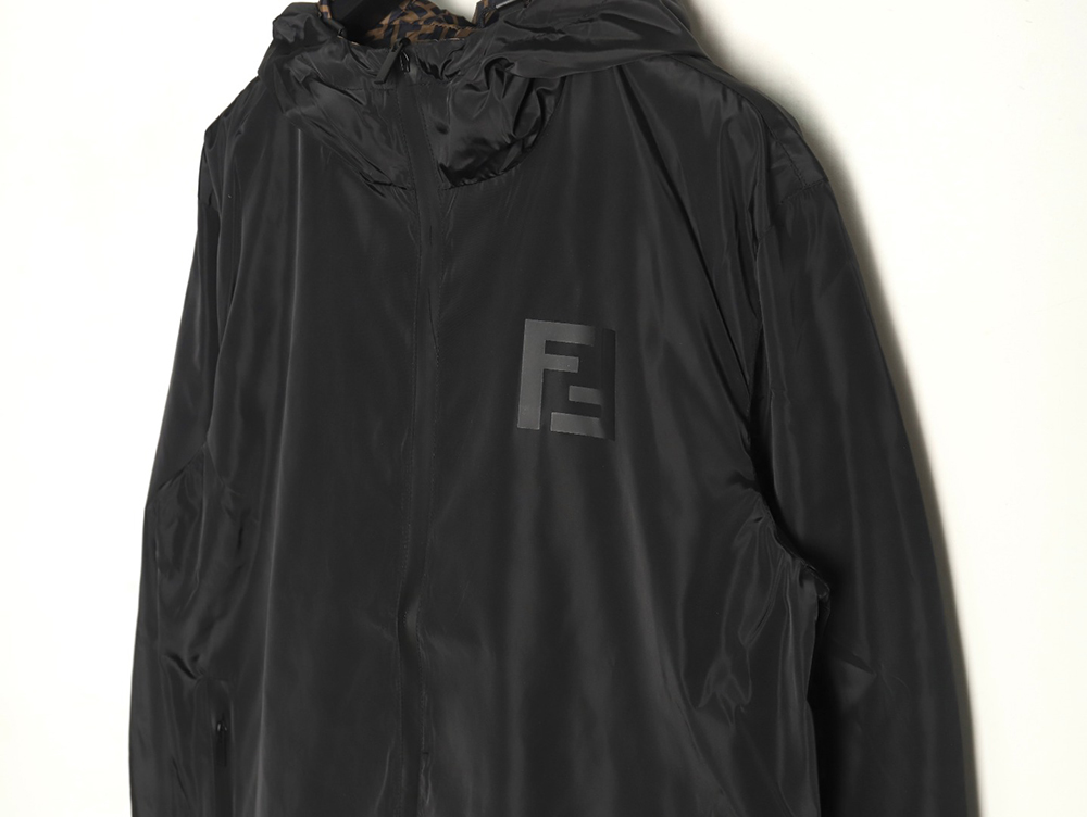 Fendi monogram FF full print double-sided windbreaker zipper jacket