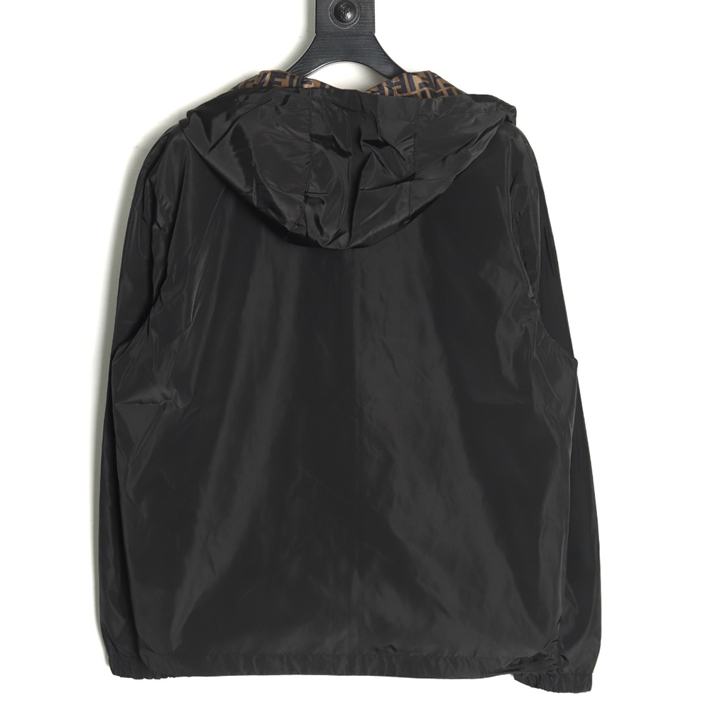 Fendi monogram FF full print double-sided windbreaker zipper jacket