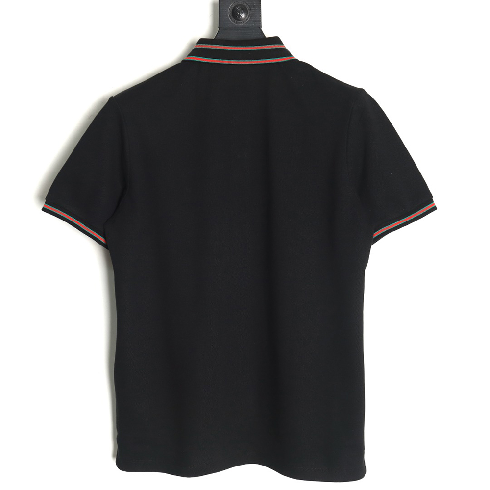 Gucci Neck Lettering Short Sleeve Polo Shirt TSK1