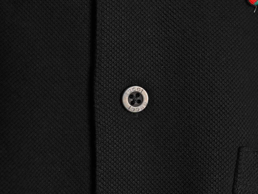 Gucci Neck Lettering Short Sleeve Polo Shirt TSK1
