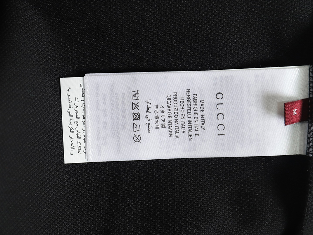Gucci Neck Lettering Short Sleeve Polo Shirt TSK1