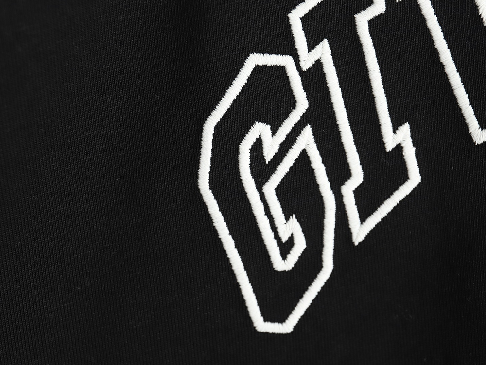Givenchy hollow arc letter embroidered short-sleeved T-shirt TSK1
