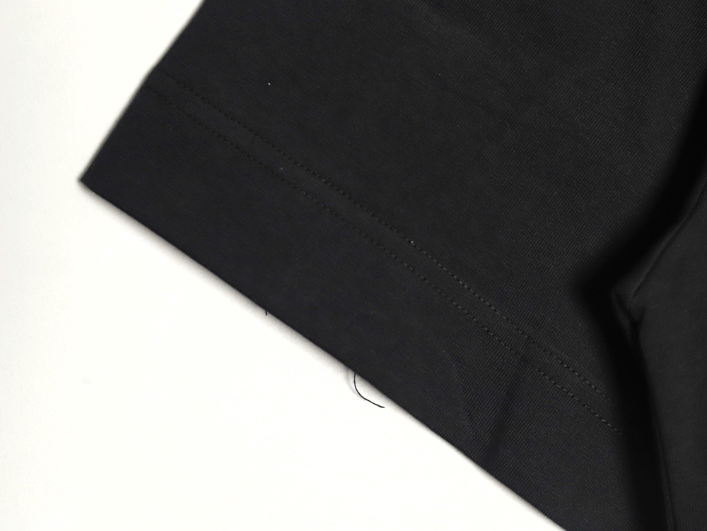 Givenchy hollow arc letter embroidered short-sleeved T-shirt TSK1