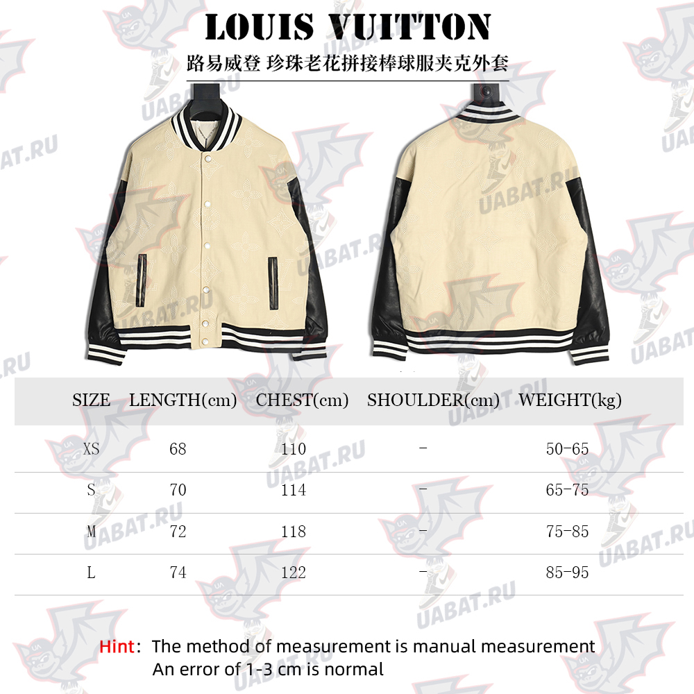 Louis Vuitton Pearl Presbyopia Baseball Jacket
