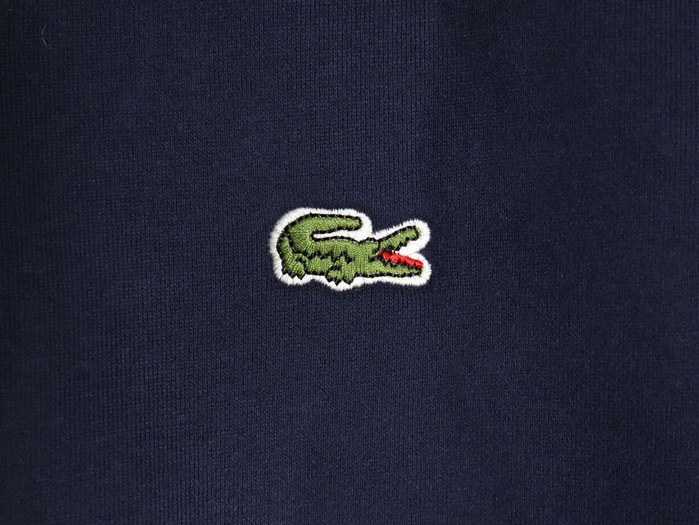 Lacoste crocodile embroidered logo fleece zip-up jacket TSK4