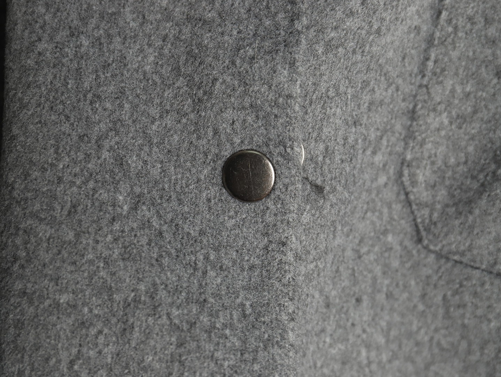 Prada Cashmere Triangle Logo Shirt Jacket
