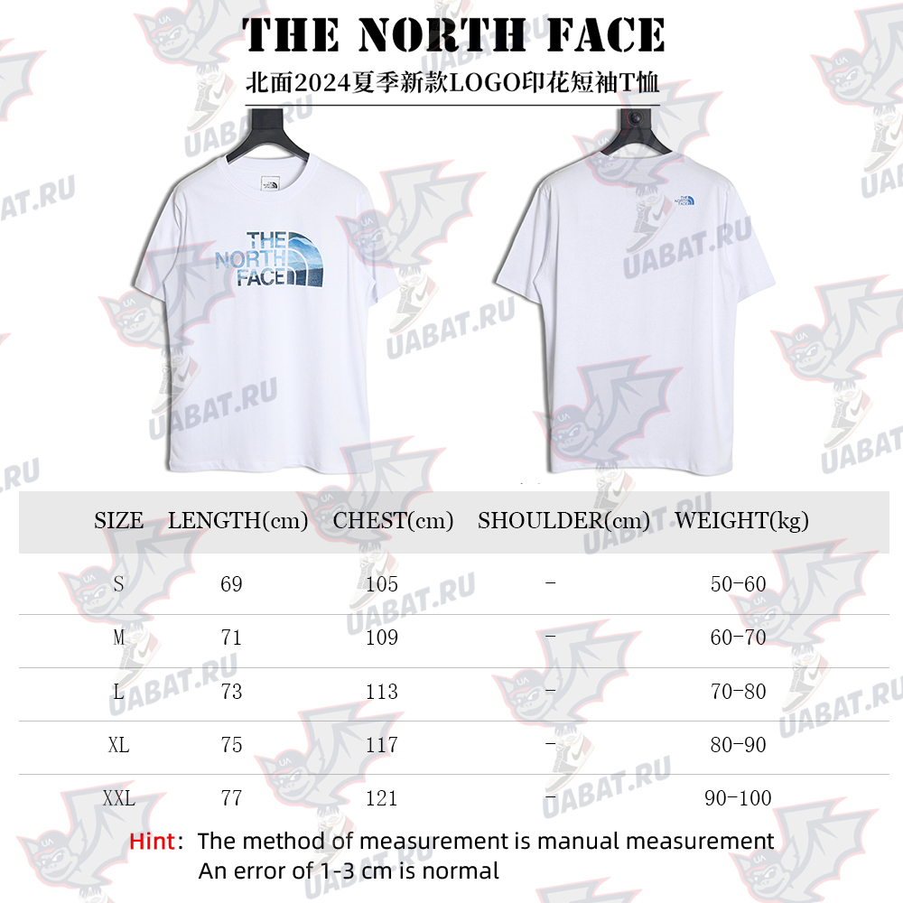 The North face LOGO print short sleeve T-shirt