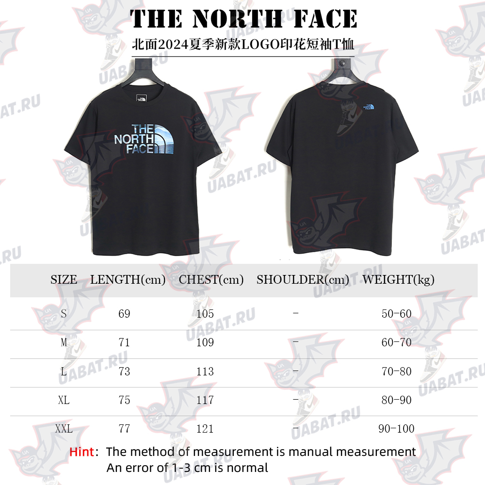 The North face LOGO print short sleeve T-shirt TSK1