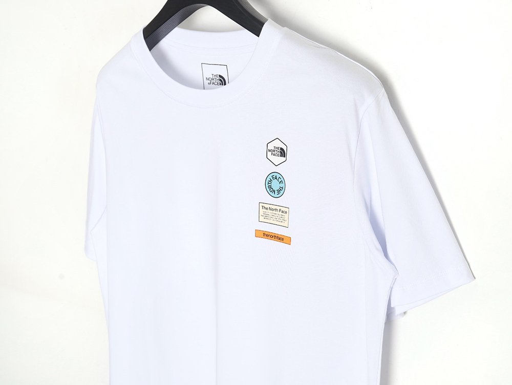 The North face retro color badge short sleeve T-shirt