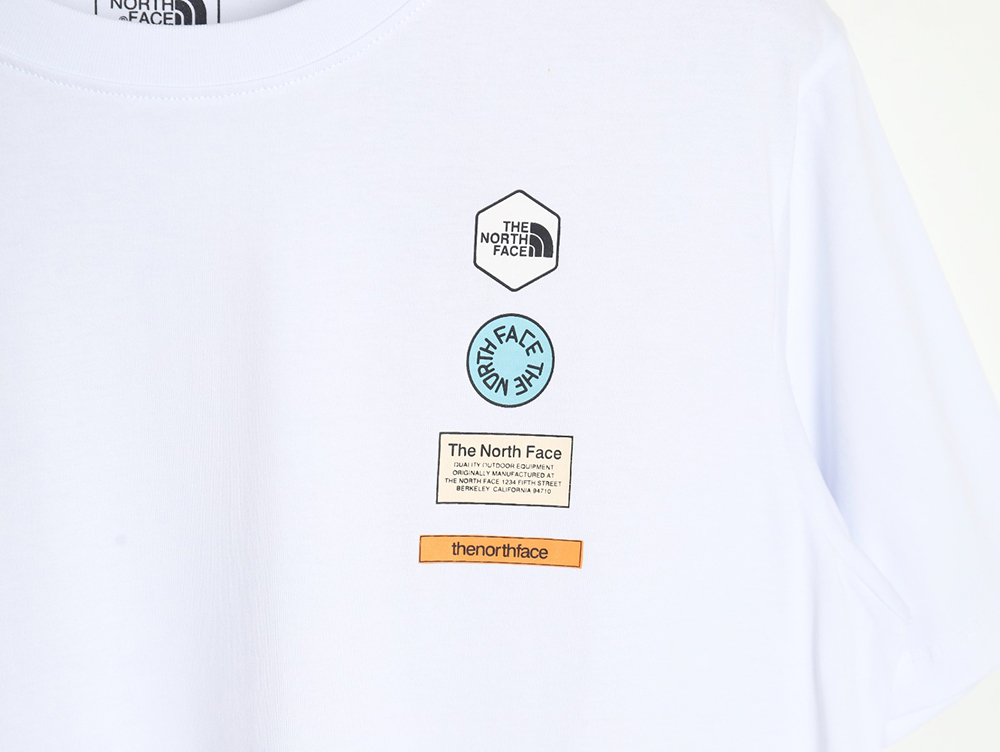 The North face retro color badge short sleeve T-shirt