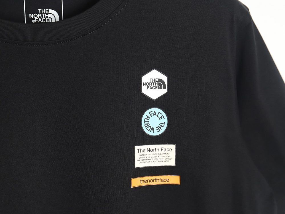 The North face retro color badge short sleeve T-shirt TSK1