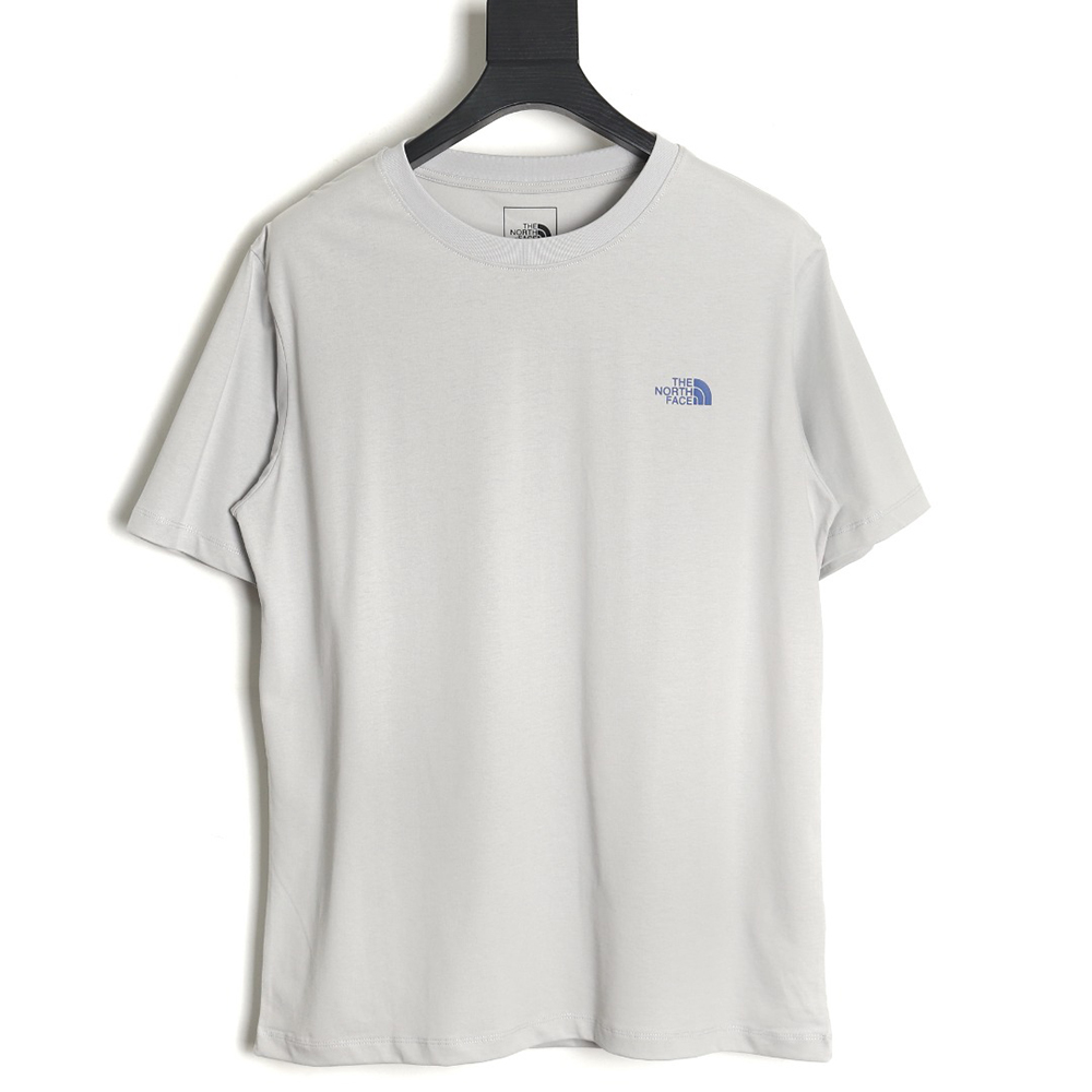 The North face snow mountain forest print short-sleeved T-shirt