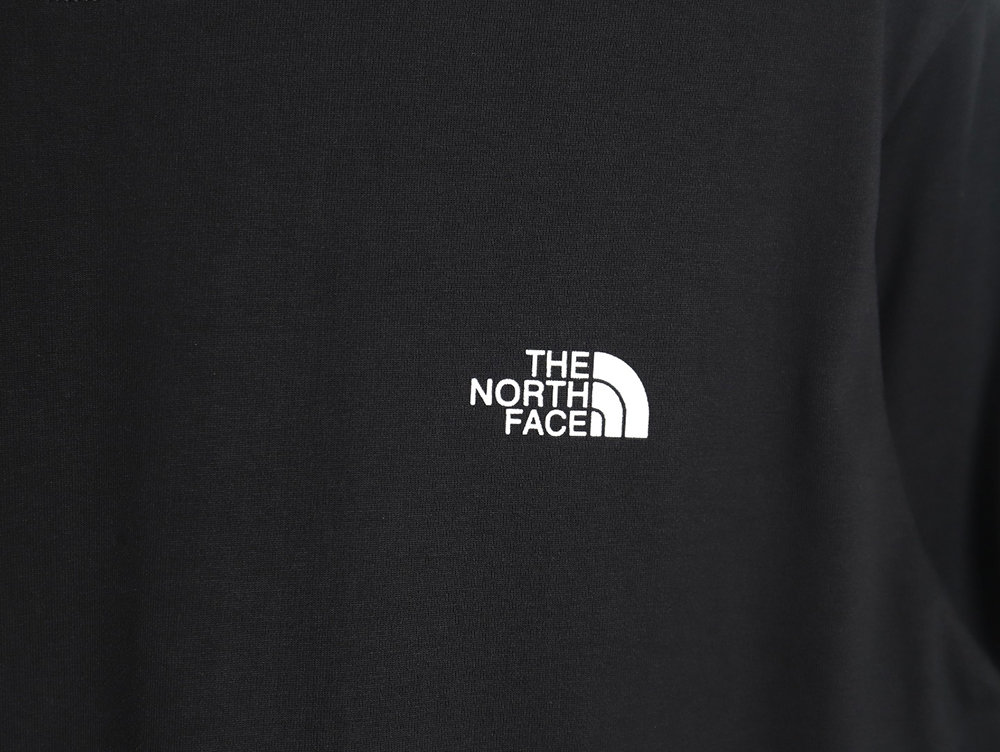The North face snow mountain forest print short-sleeved T-shirt TSK1