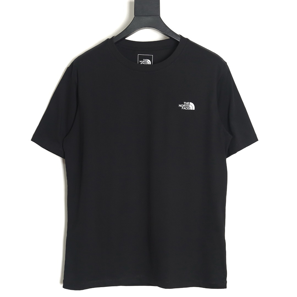 The North face snow mountain forest print short-sleeved T-shirt TSK1