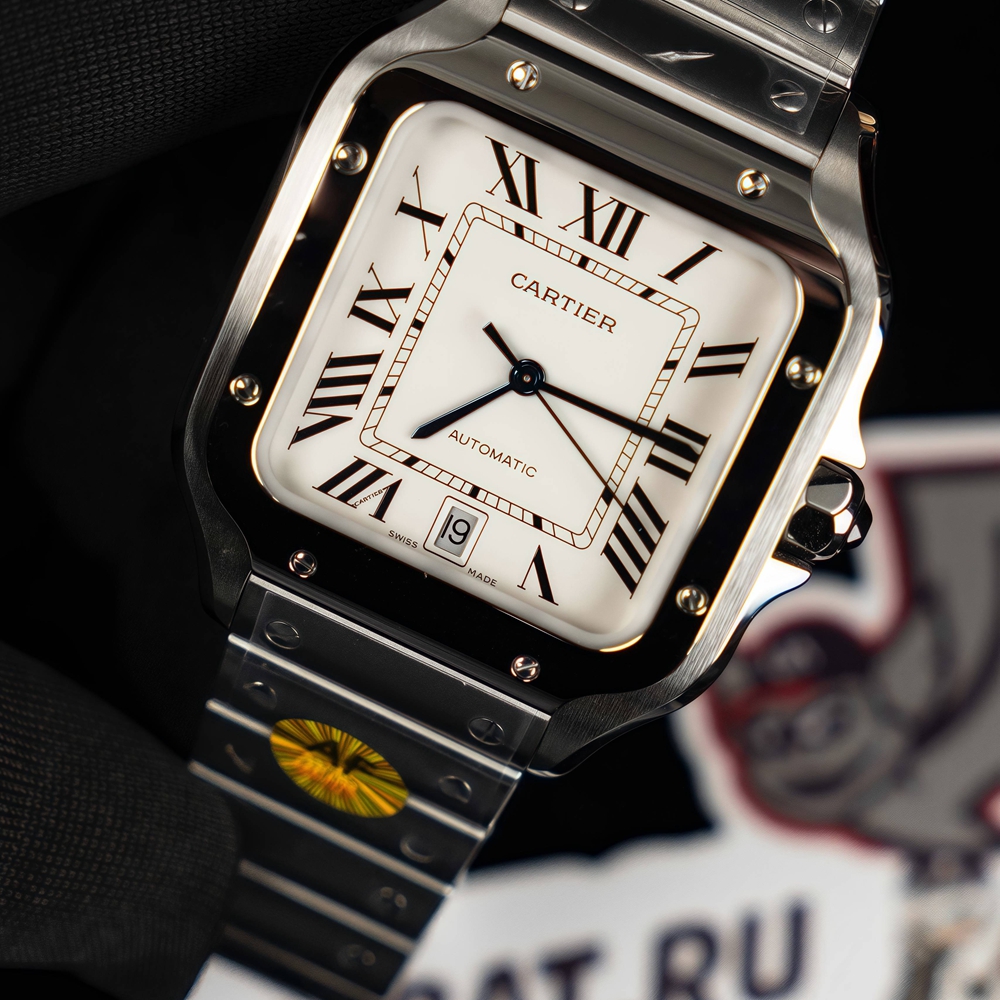 Cartier - Santos De Cartier - WSSA0018 - White Dial - Steel - 2022