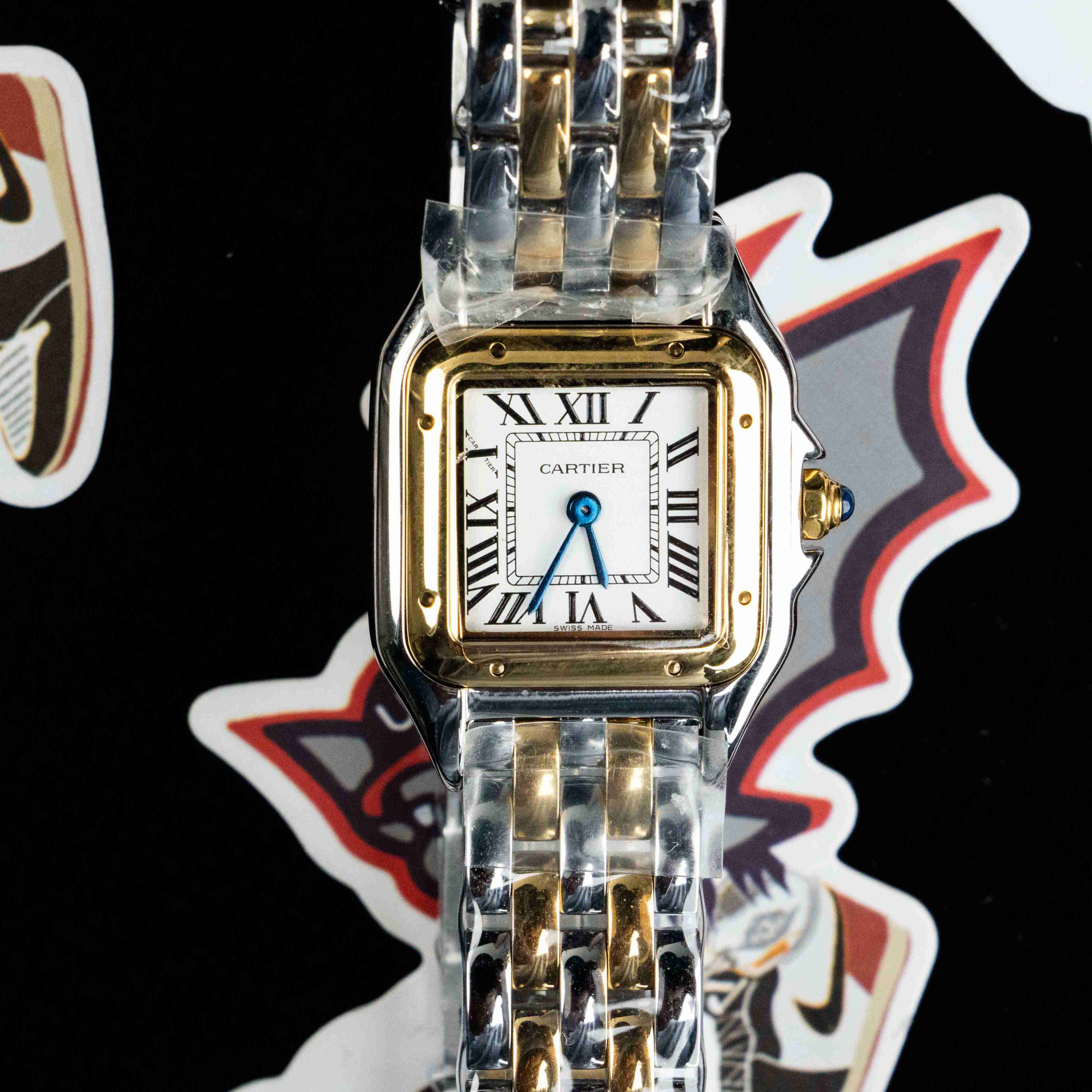 Cartier - Panthere Secrete De Ladies YG/SS Wht GSF Swiss Qtz