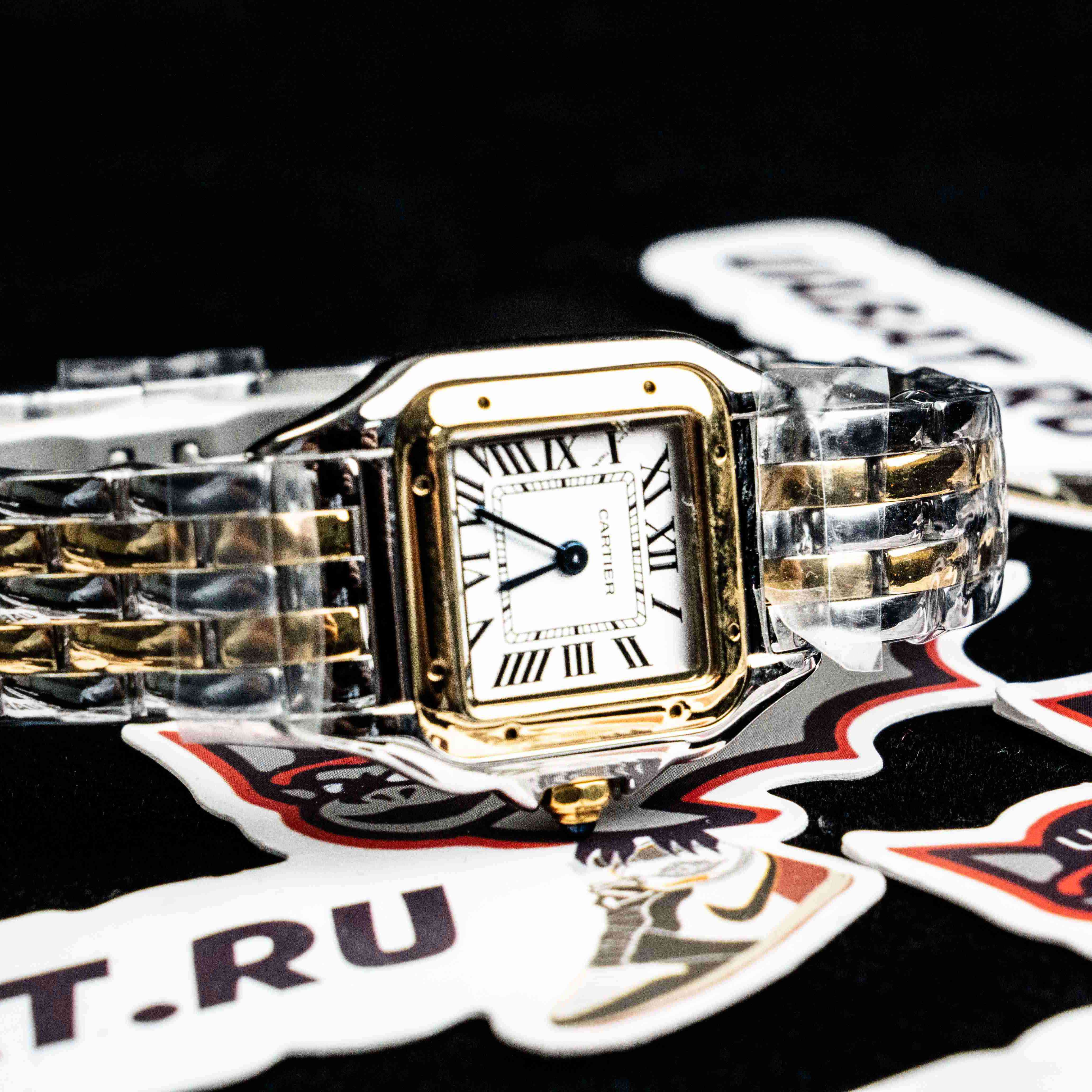 Cartier - Panthere Secrete De Ladies YG/SS Wht GSF Swiss Qtz