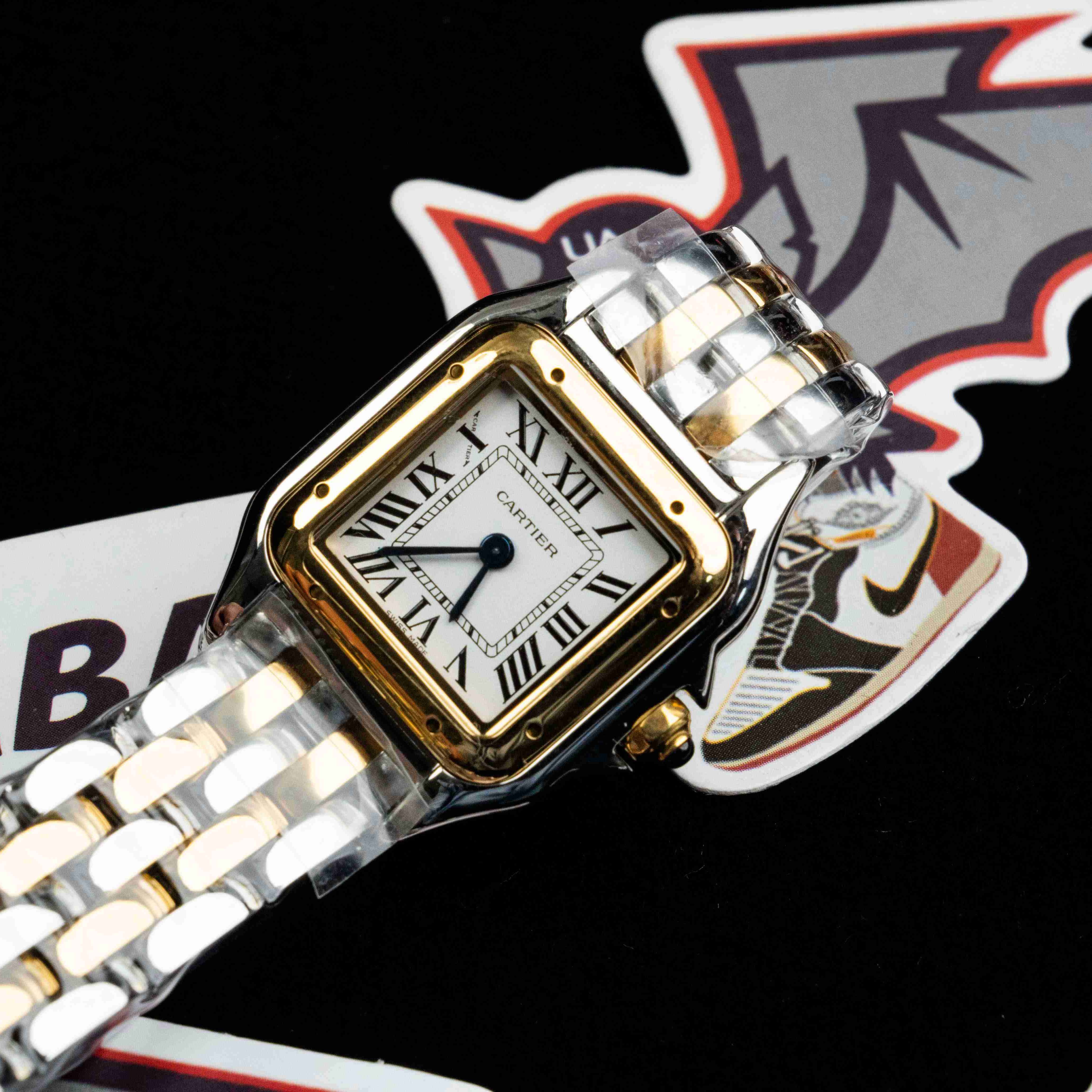 Cartier - Panthere Secrete De Ladies YG/SS Wht GSF Swiss Qtz