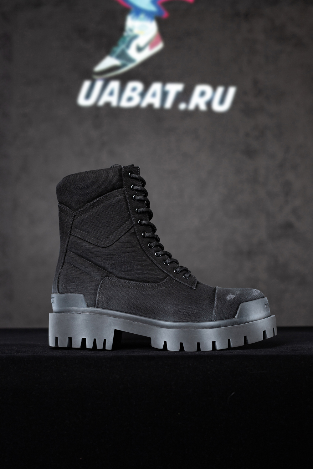 Balenciaga lace-up combat boots