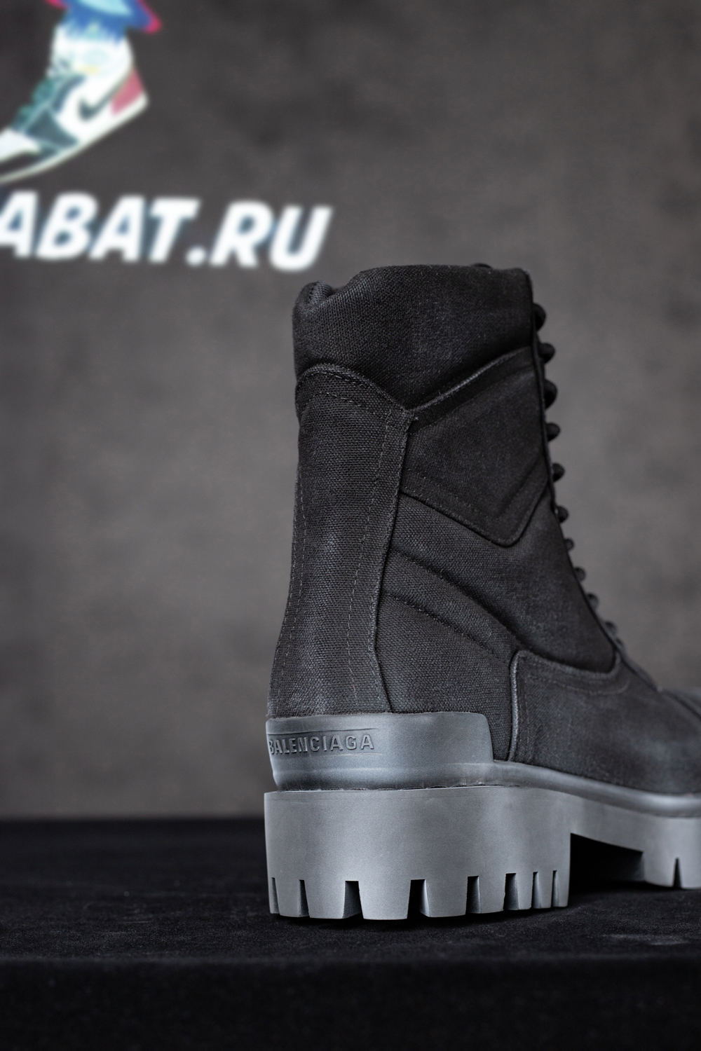 Balenciaga lace-up combat boots