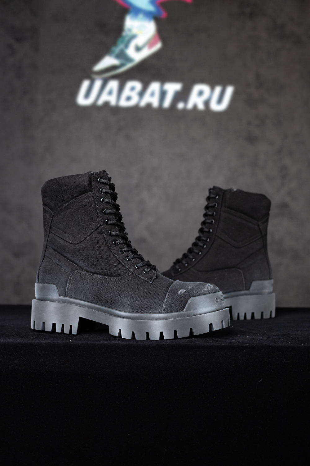 Balenciaga lace-up combat boots