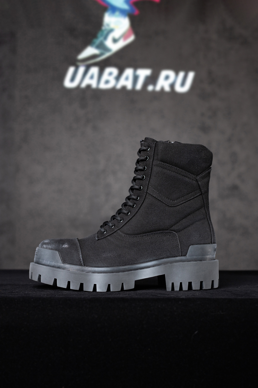 Balenciaga lace-up combat boots