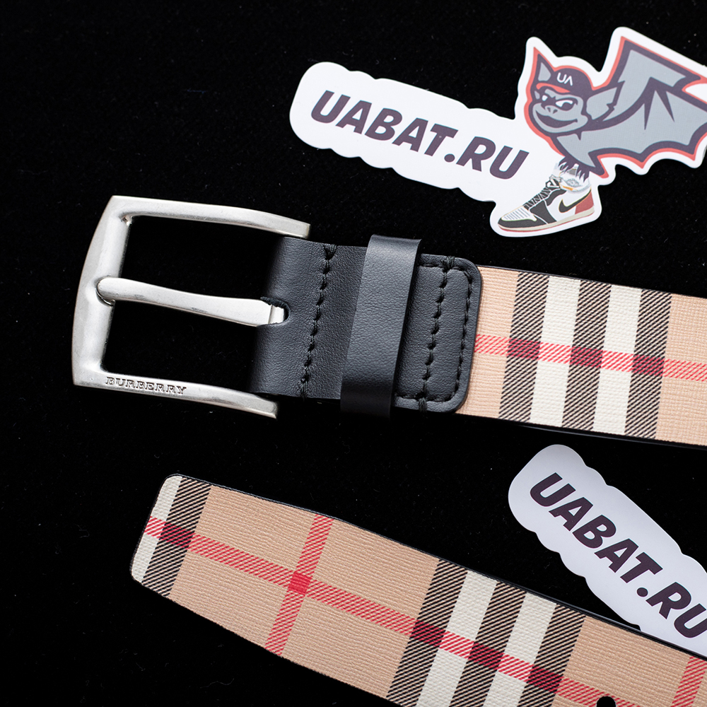 Burberry Pin buckle Vintage check belts 28AC00