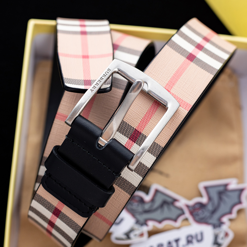 Burberry Pin buckle Vintage check belts 28AC00