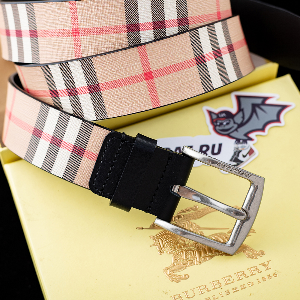 Burberry Pin buckle Vintage check belts 28AC00