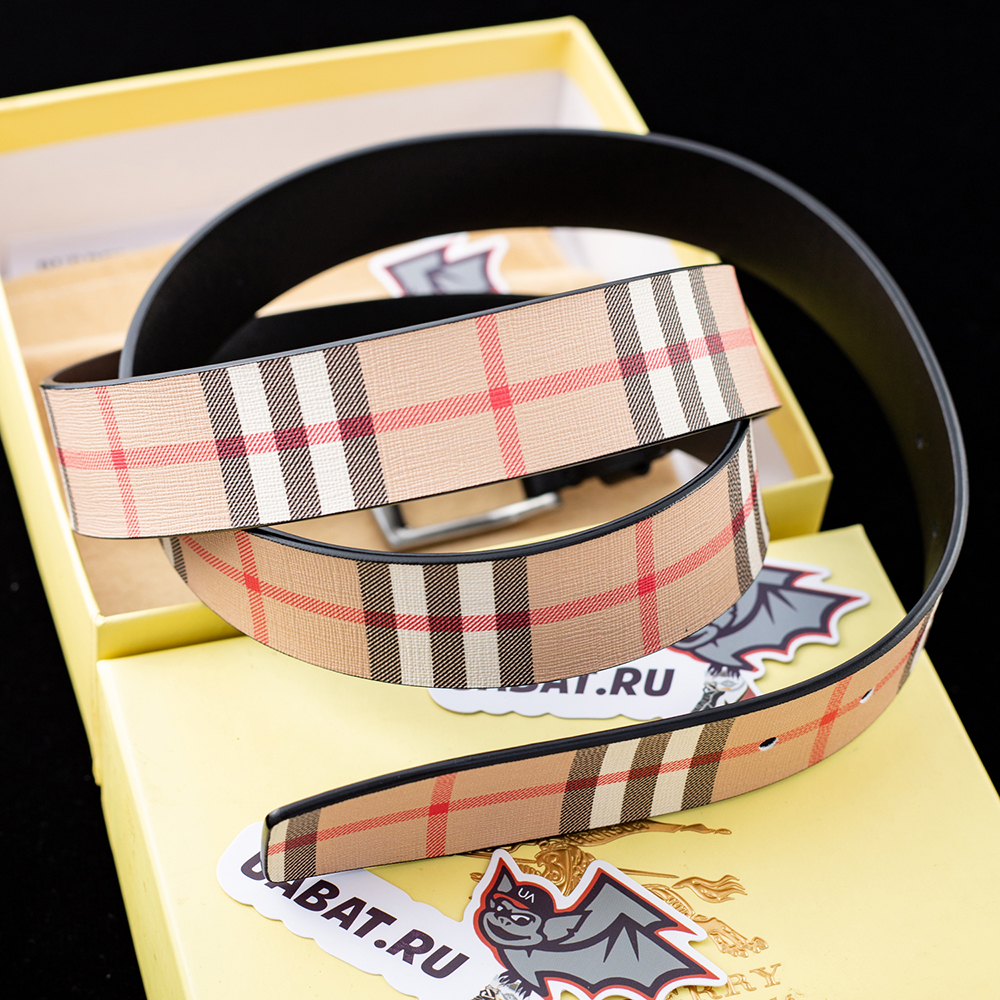 Burberry Pin buckle Vintage check belts 28AC00