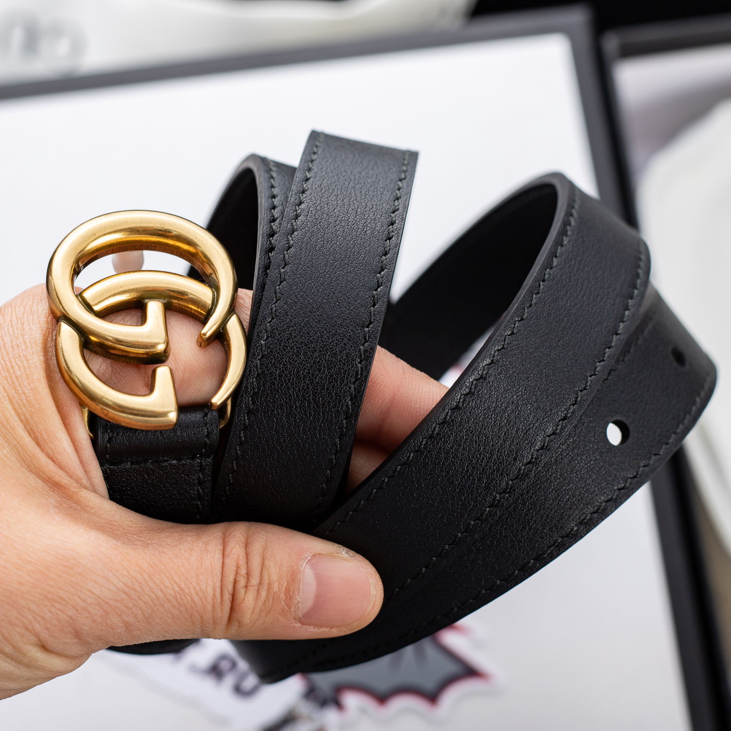 Gucci GG Marmont thin belts 409417 20mm