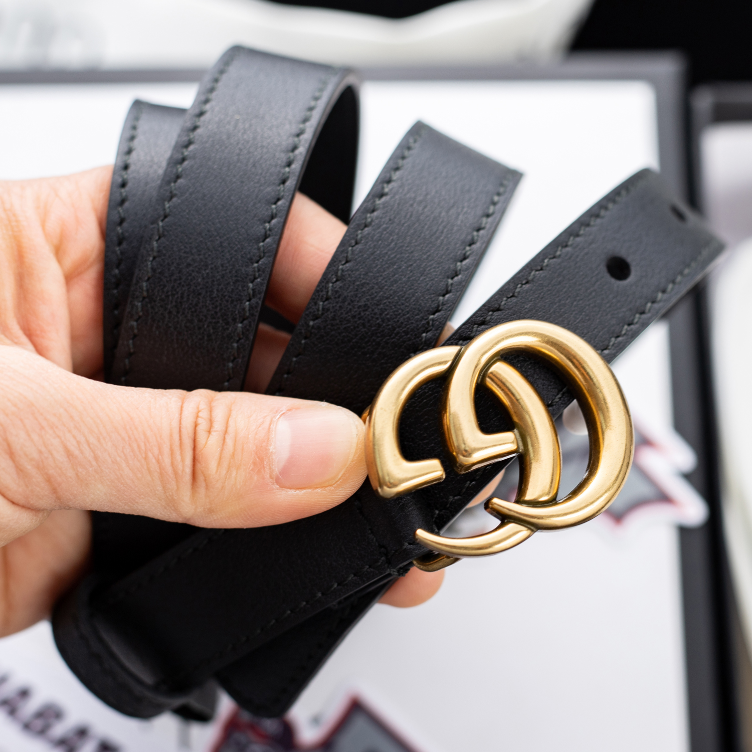 Gucci GG Marmont thin belts 409417 20mm