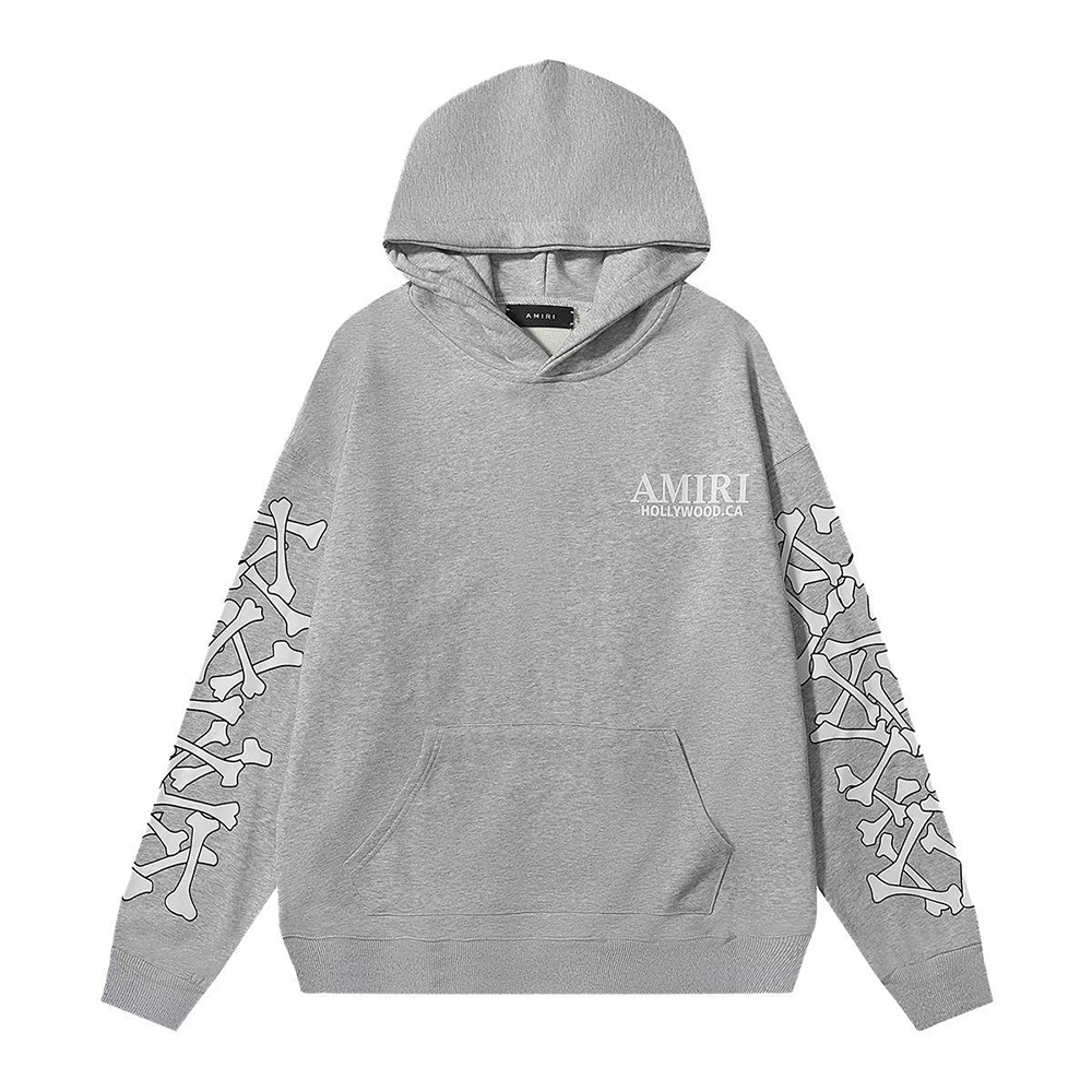 Amiri Bones Stacked Lyocell Hoodie