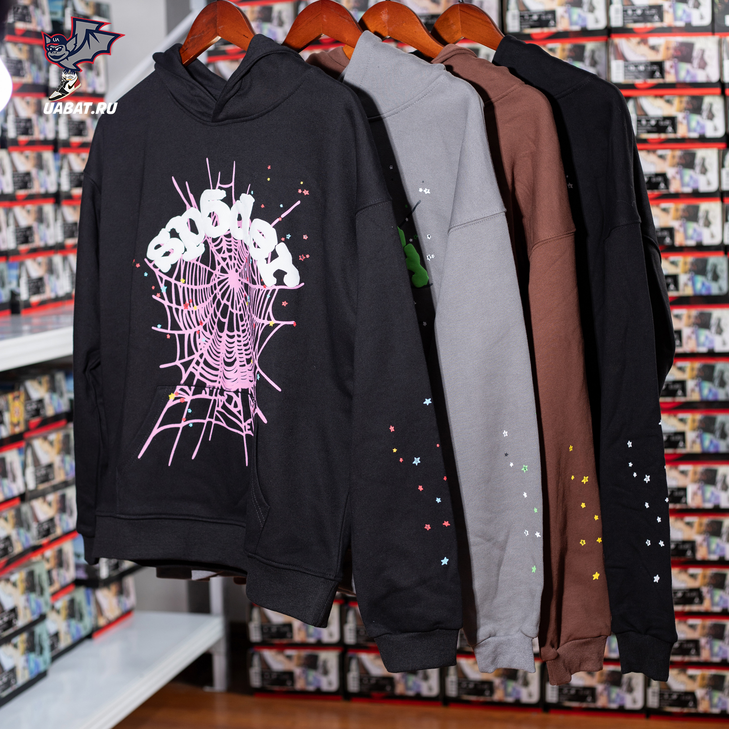 Sp5der OG Web Hoodie series
