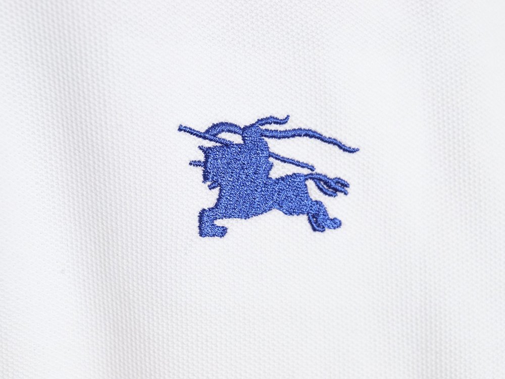 Burberry Chest Embroidered Horse Short Sleeve Polo Shirt