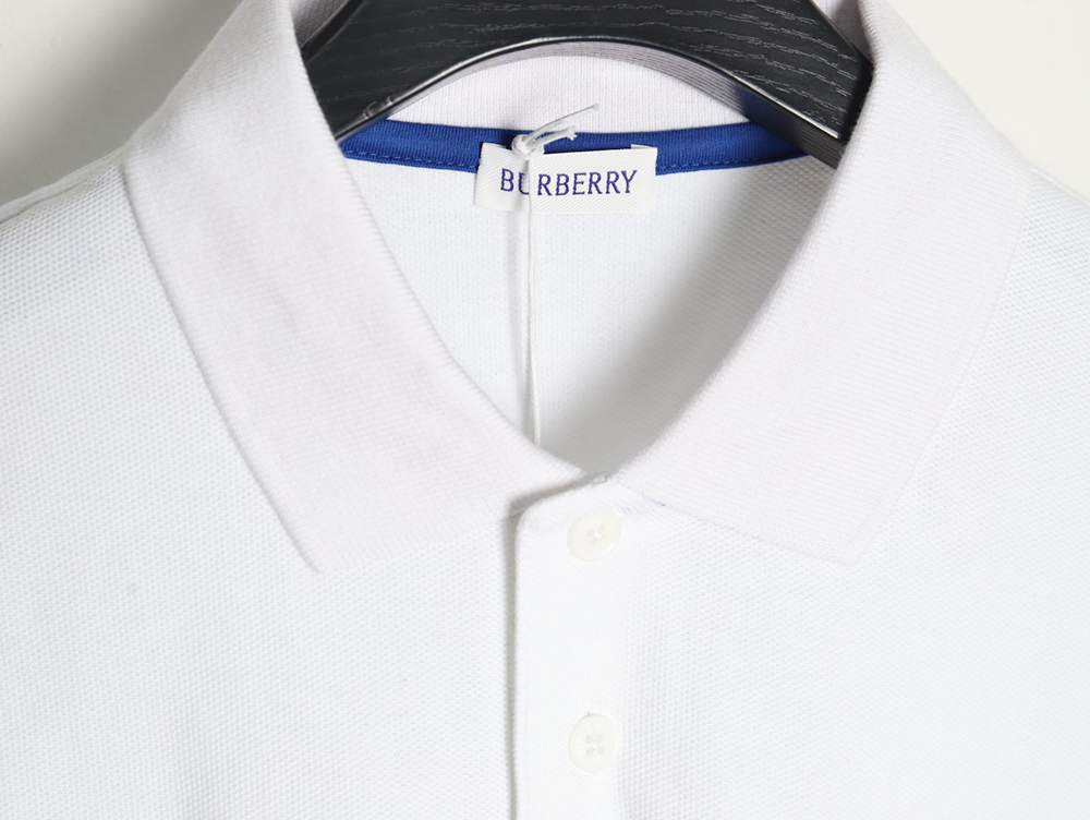 Burberry Chest Embroidered Horse Short Sleeve Polo Shirt