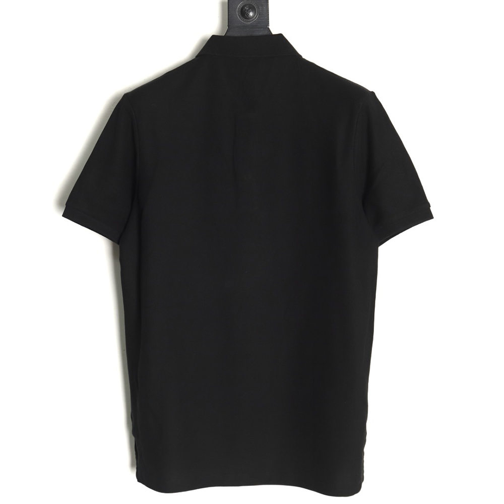 Burberry Chest Embroidered Horse Short Sleeve Polo Shirt TSK1