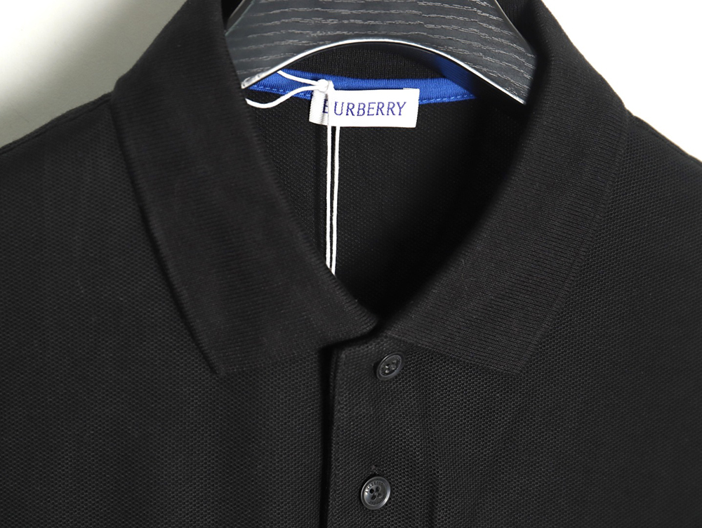 Burberry Chest Embroidered Horse Short Sleeve Polo Shirt TSK1