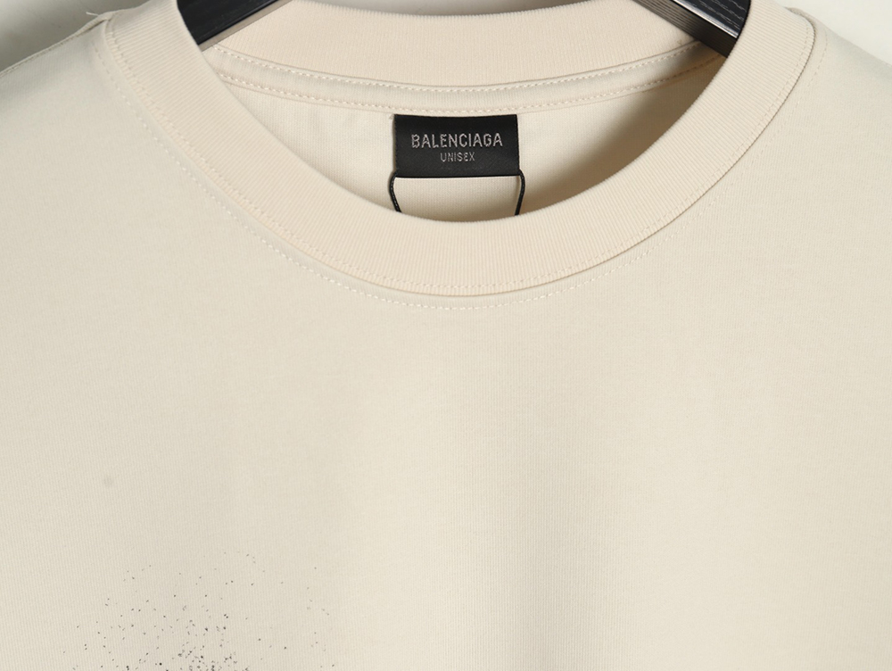 Balenciaga Blurred Coke Print Short Sleeve T-Shirt
