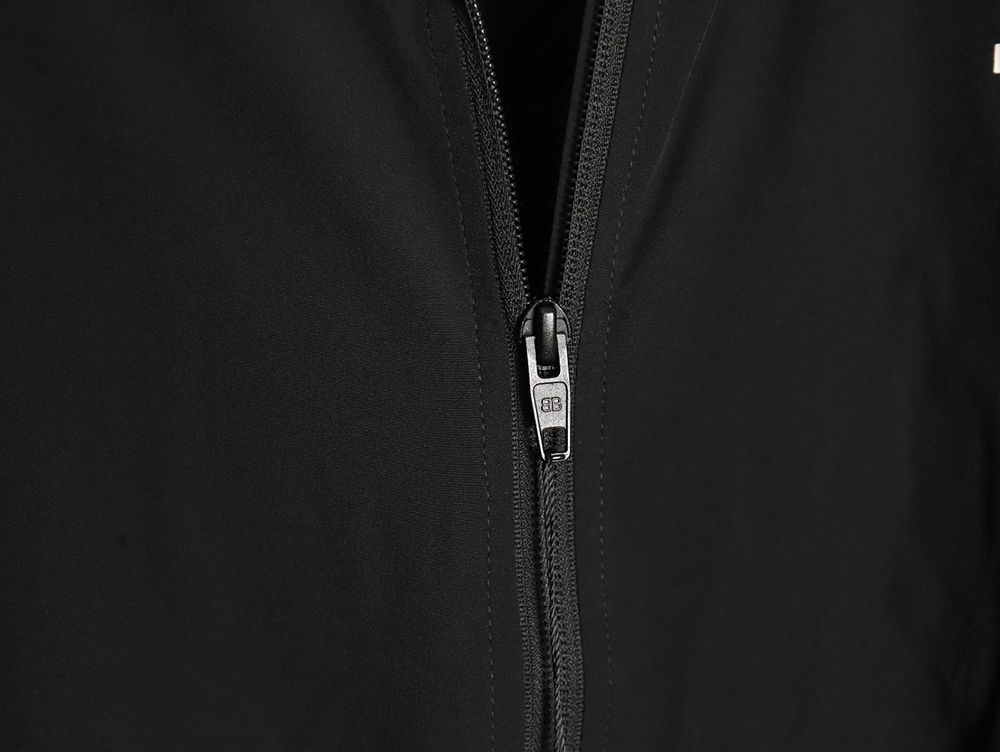 Balenciaga joint style stretch nylon hooded jacket
